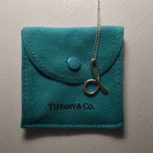 Tiffany & Co letter “d” necklace